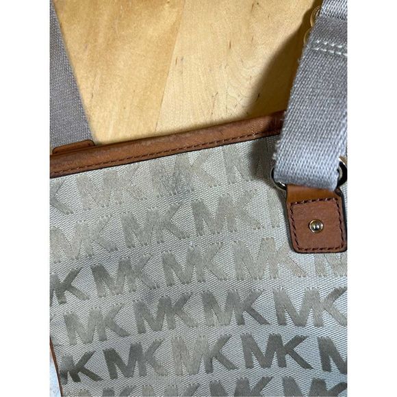 Michael Kors Monogram Logo Crossbody Bag - Picture 8 of 9